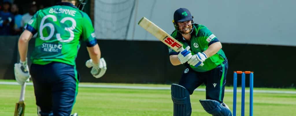 Paul Stirling in 3rd T20I v Zimbabwe