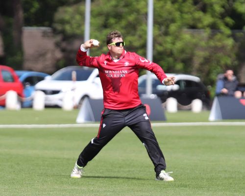 Press Eye - Belfast Northern Ireland - 22 May 2023

Cricket Ireland - Rario - Inter Provincial Series 2023 - Northern Knights v Munster Reds

Munster Reds Brendan Krueger

Photograph by Declan Roughan / Press Eye